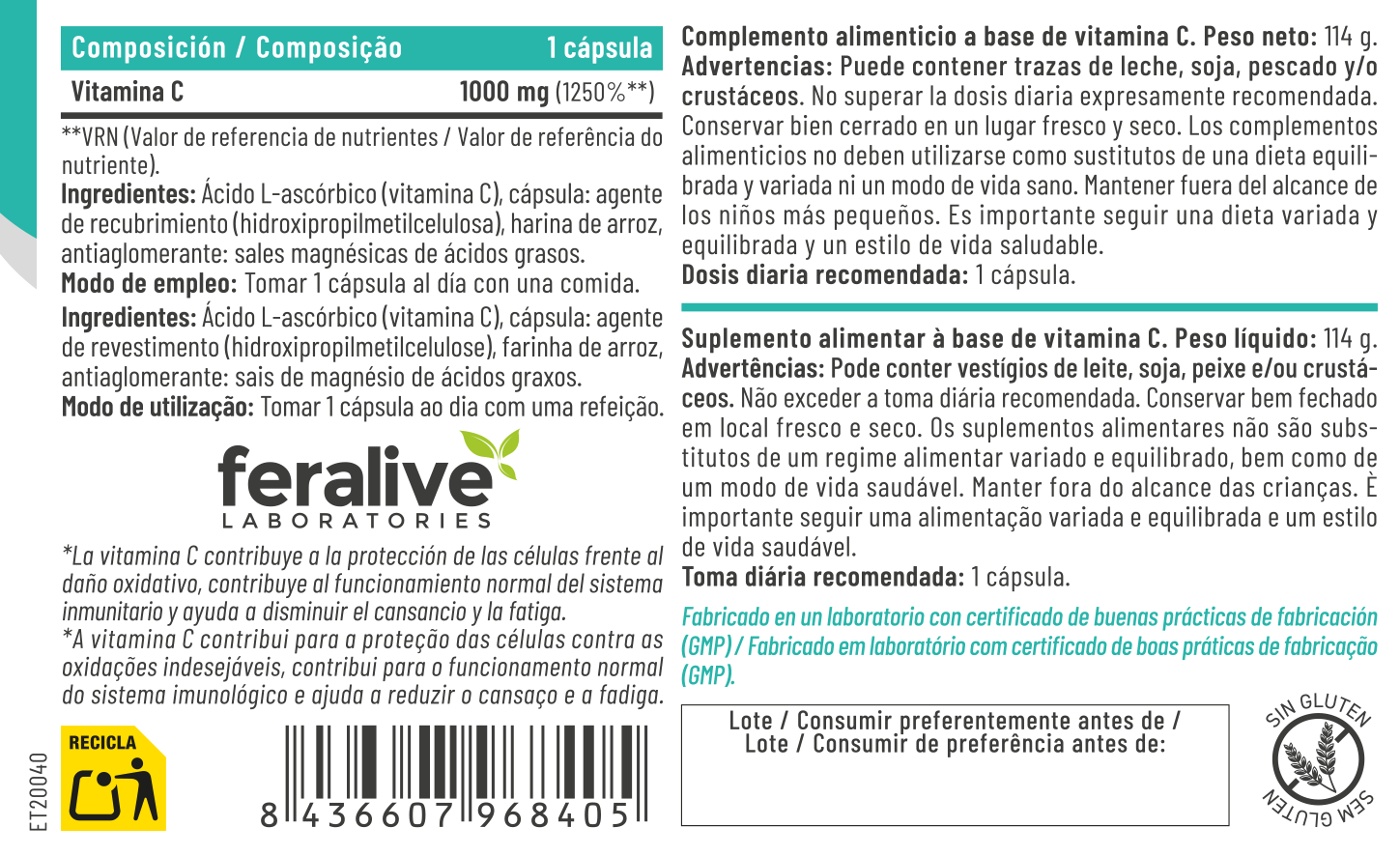 Vitamina C 1000 - Imagen 2